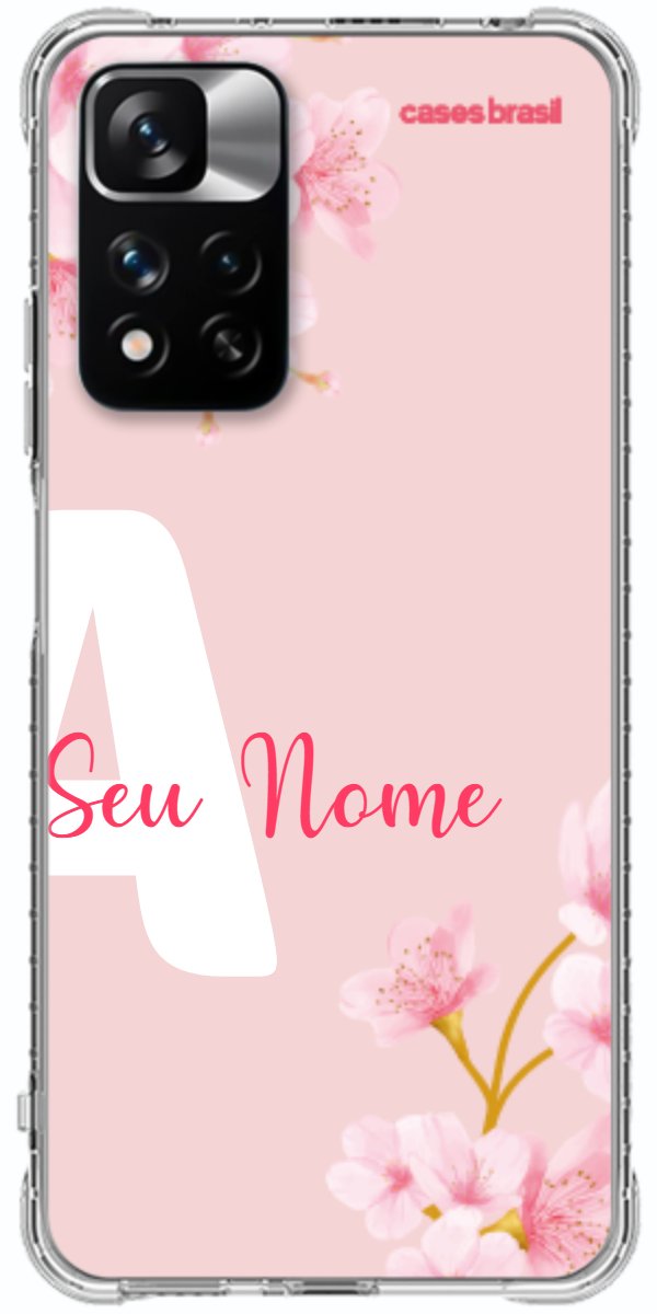Capinha para Celular Cerejeira com Inicial