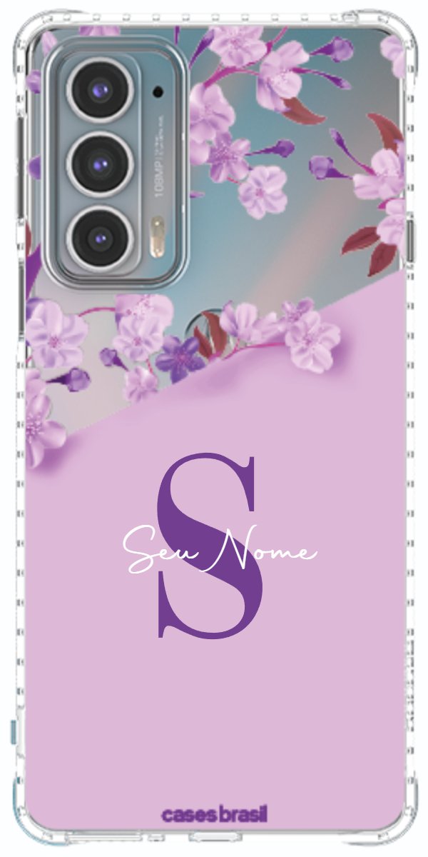 Capinha para Celular Flores Purpuras