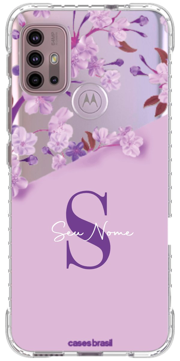 Capinha para Celular Flores Purpuras