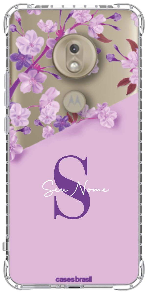 Capinha para Celular Flores Purpuras