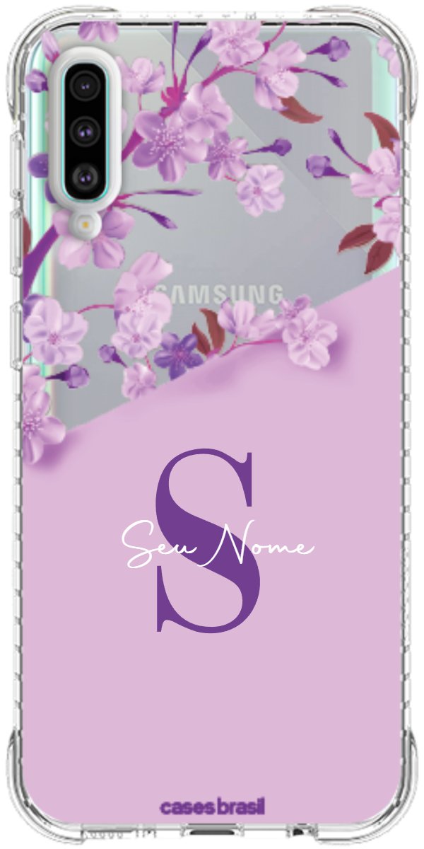 Capinha para Celular Flores Purpuras