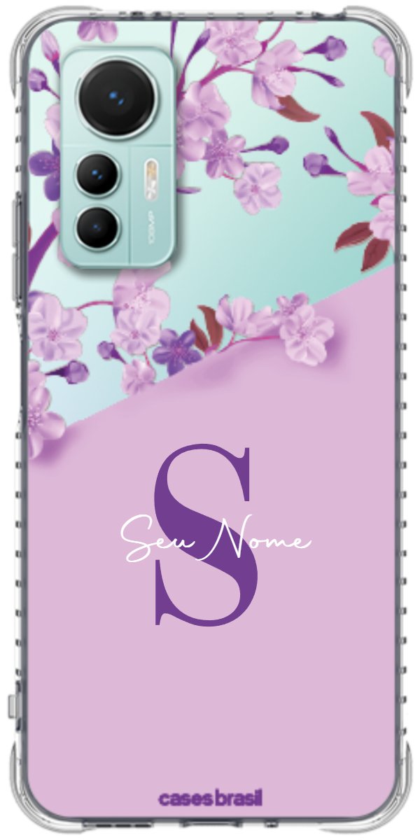 Capinha para Celular Flores Purpuras