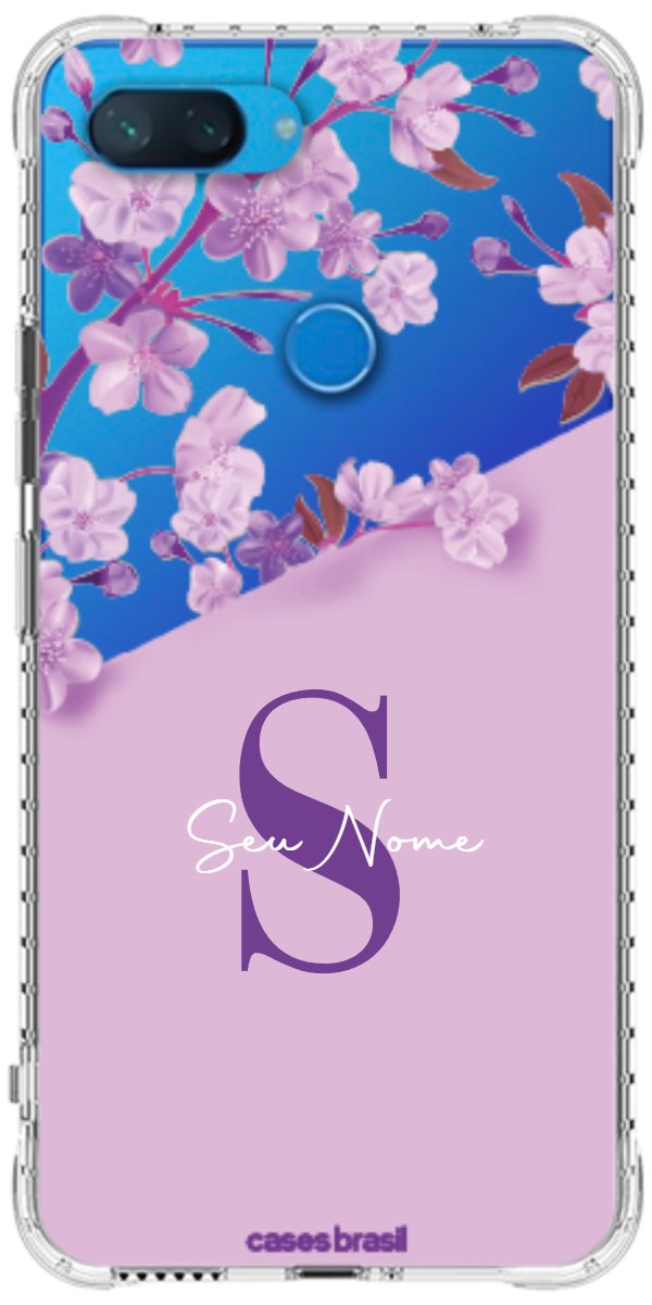 Capinha para Celular Flores Purpuras