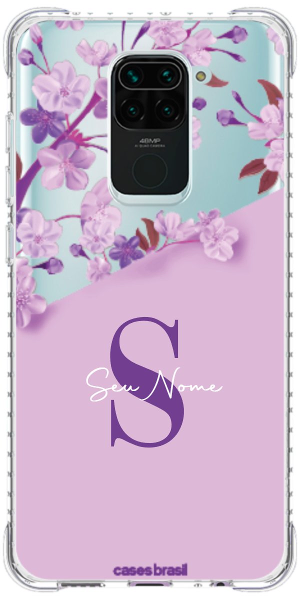 Capinha para Celular Flores Purpuras