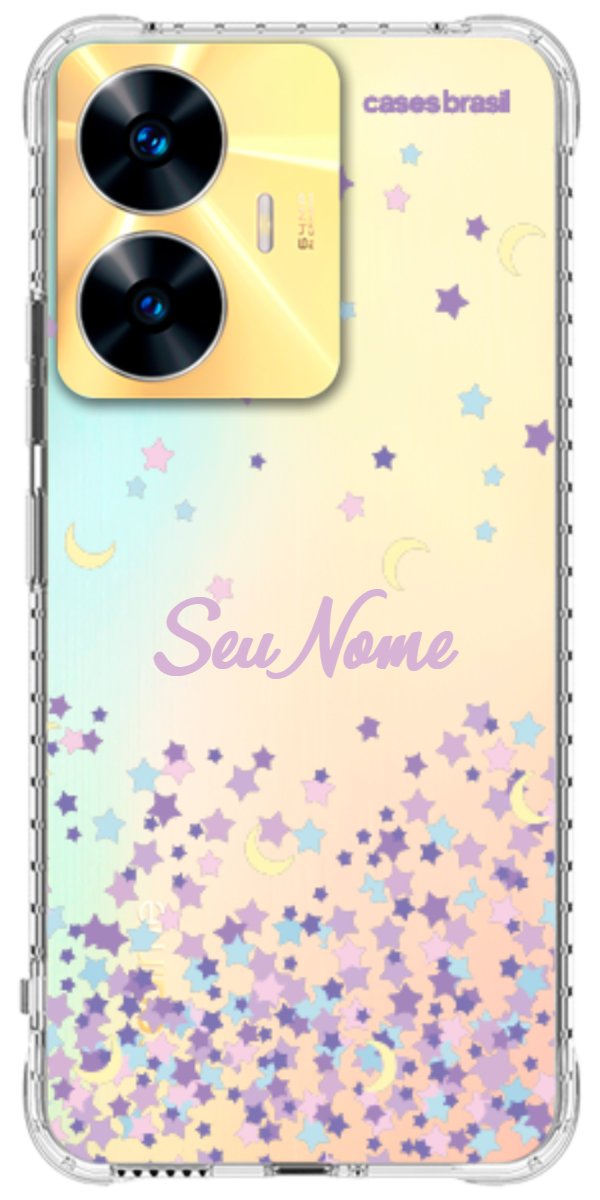 Capinha para Celular Estralas Flutuantes
