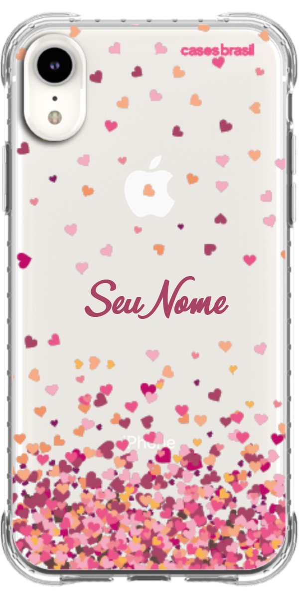 Capinha para Celular Corações Flutuantes