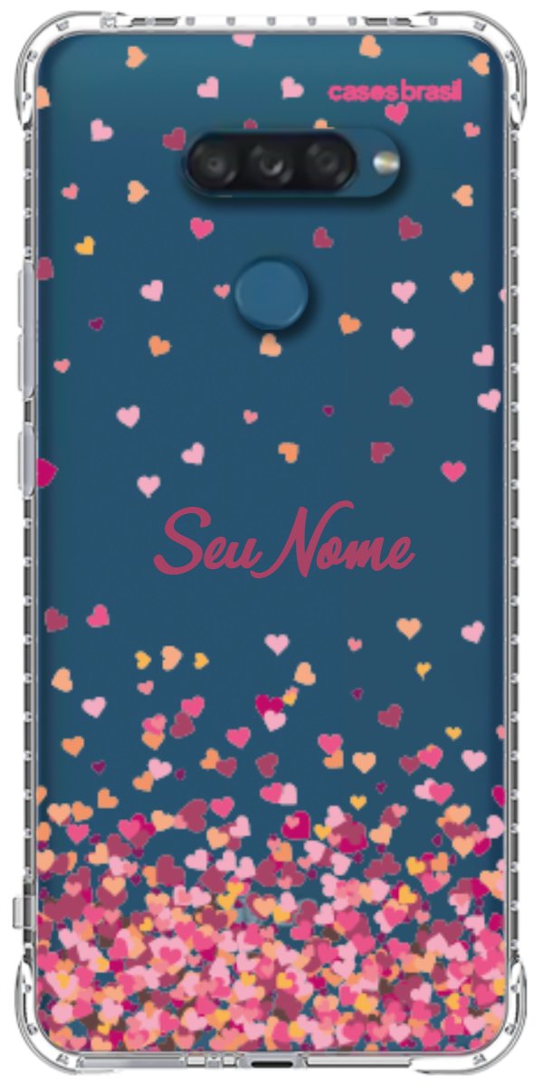 Capinha para Celular Corações Flutuantes