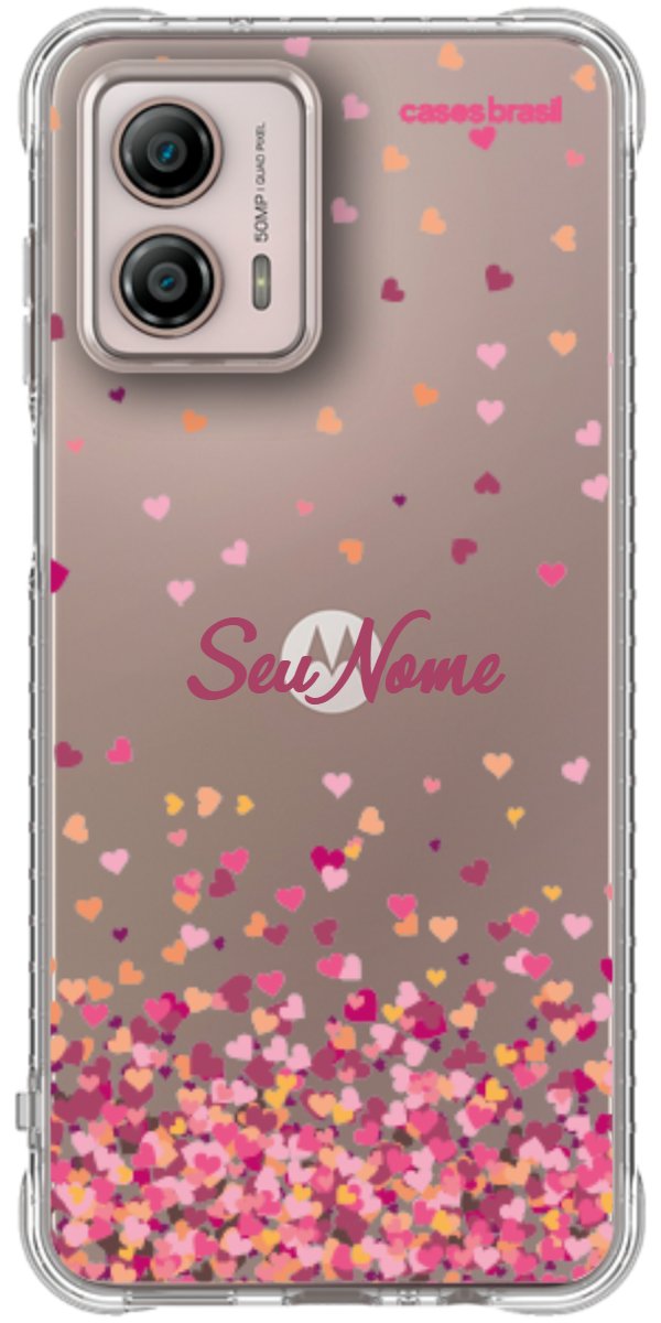 Capinha para Celular Corações Flutuantes