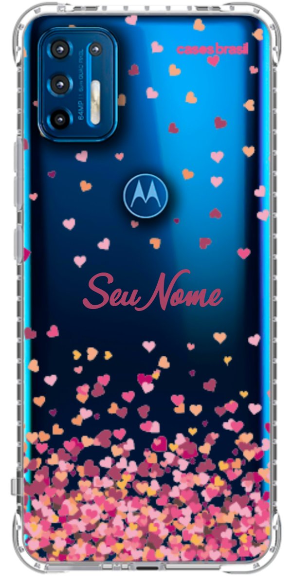 Capinha para Celular Corações Flutuantes