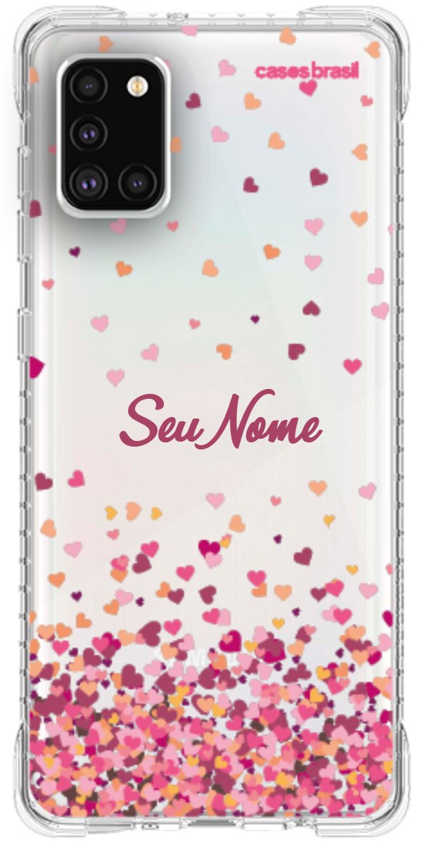 Capinha para Celular Corações Flutuantes