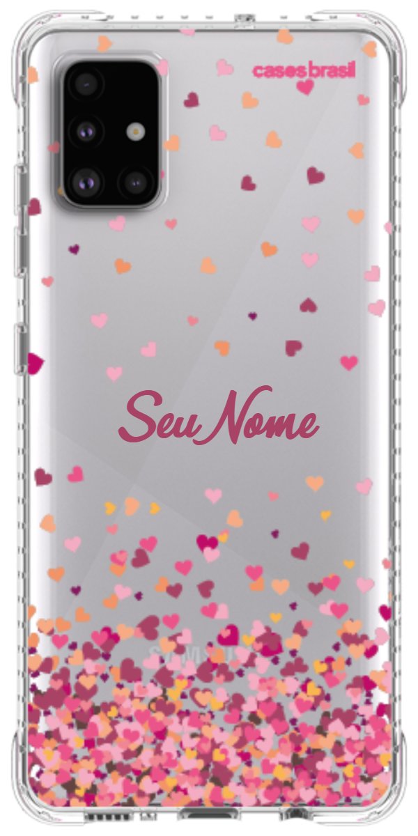 Capinha para Celular Corações Flutuantes