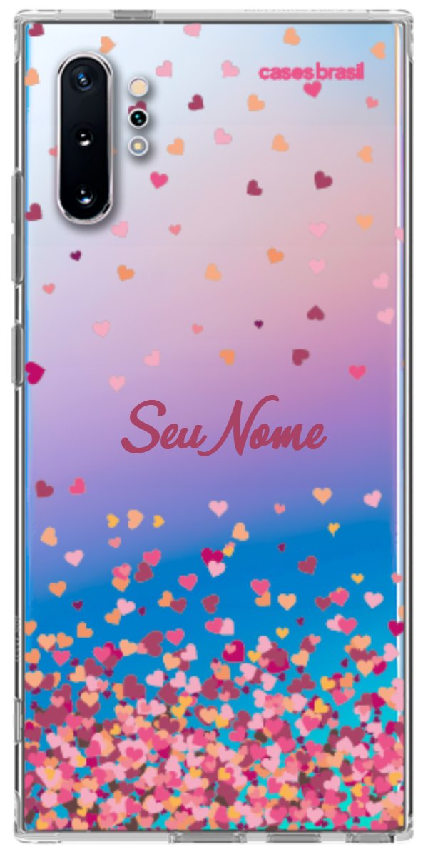 Capinha para Celular Corações Flutuantes