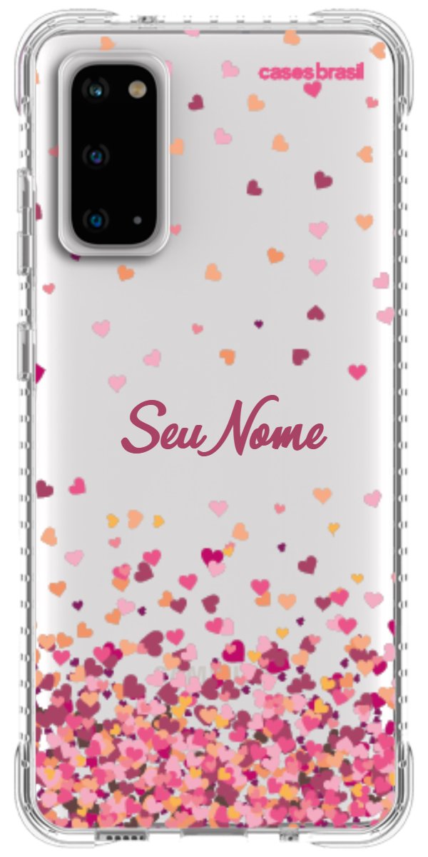 Capinha para Celular Corações Flutuantes