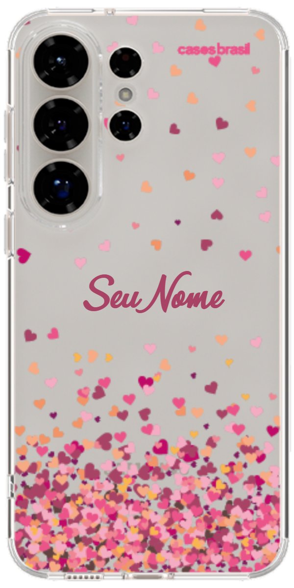 Capinha para Celular Corações Flutuantes