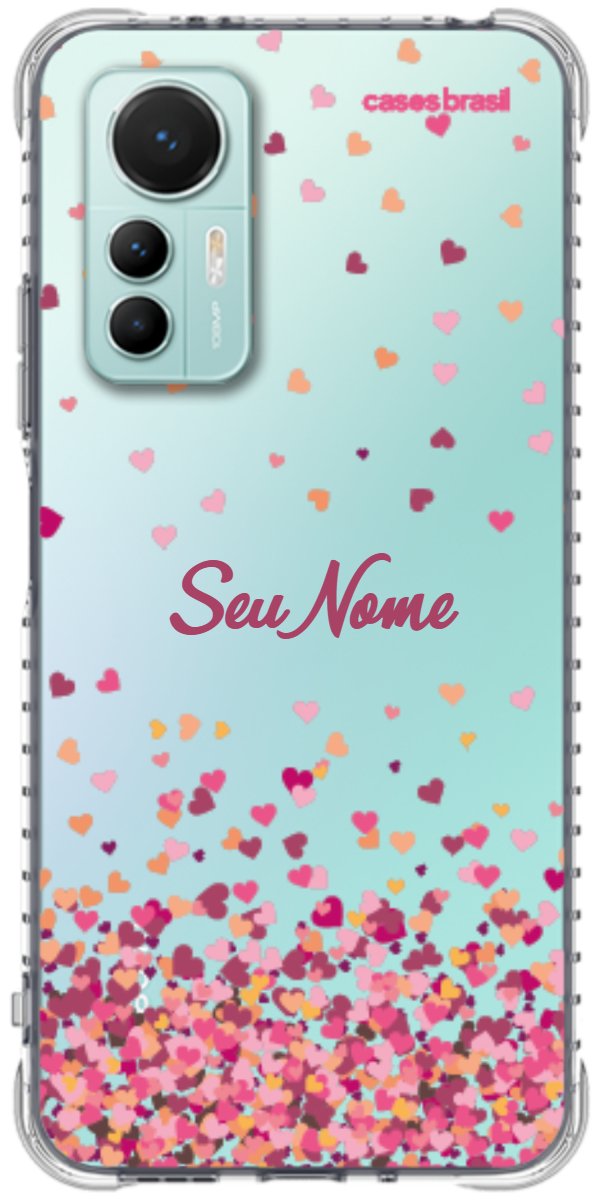 Capinha para Celular Corações Flutuantes