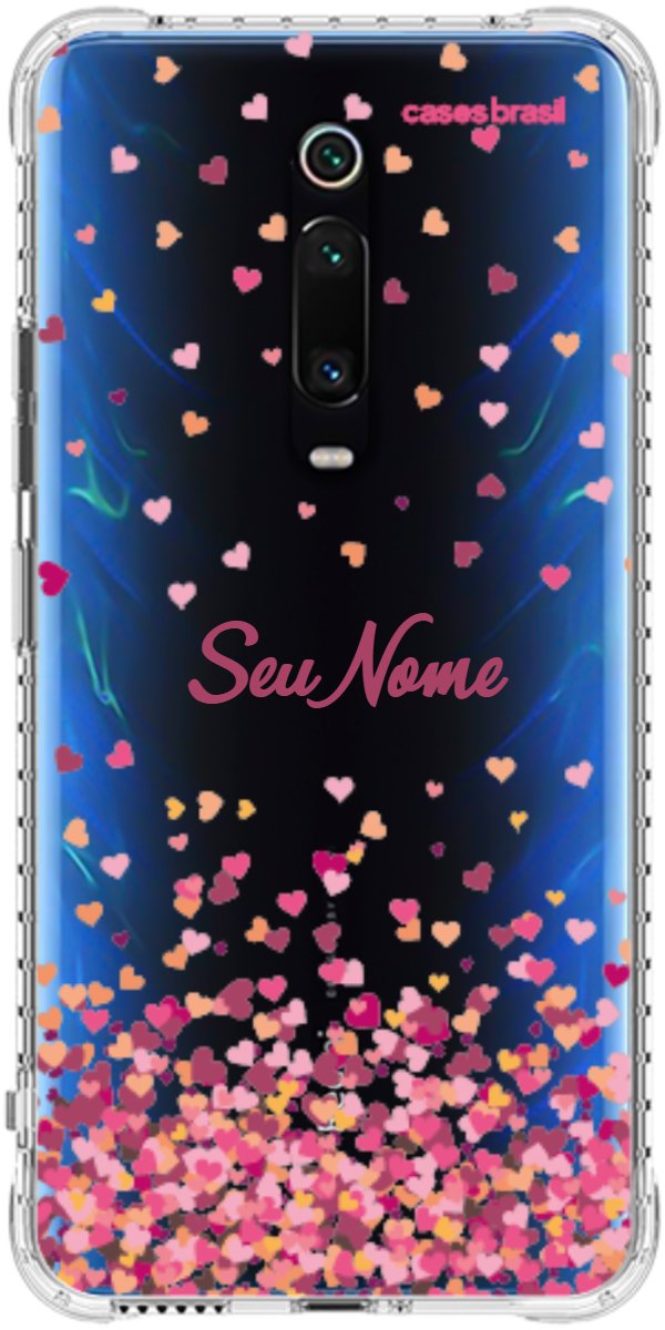 Capinha para Celular Corações Flutuantes