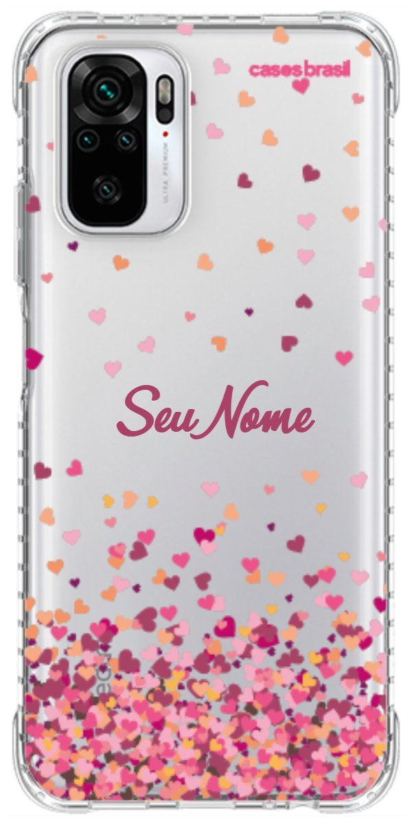 Capinha para Celular Corações Flutuantes