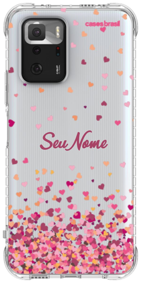 Capinha para Celular Corações Flutuantes