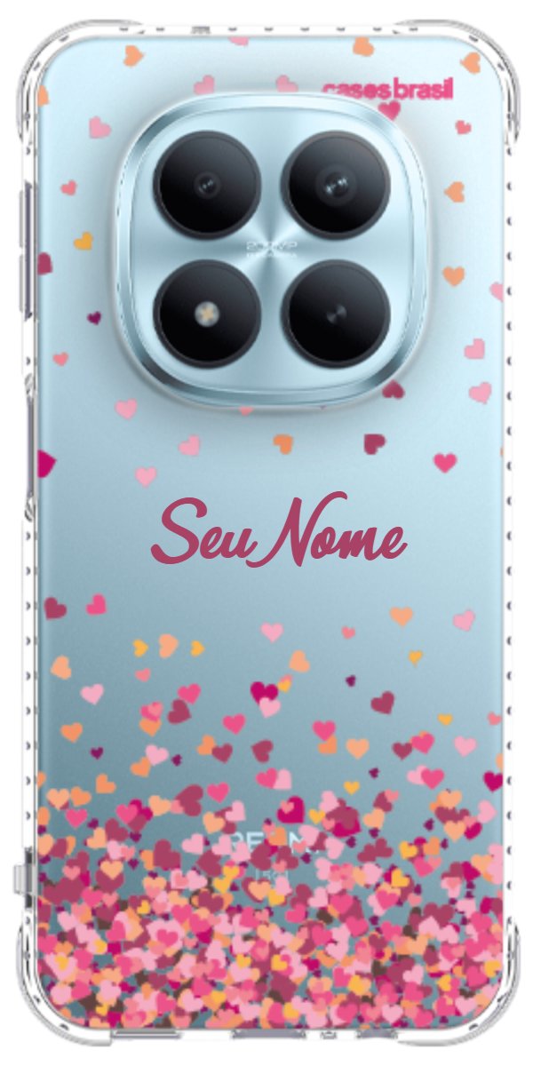 Capinha para Celular Corações Flutuantes