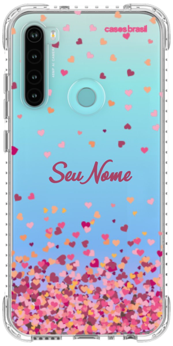 Capinha para Celular Corações Flutuantes