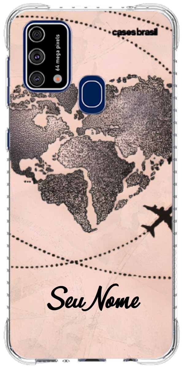 Capinha para Celular Amor por Viajar Rose