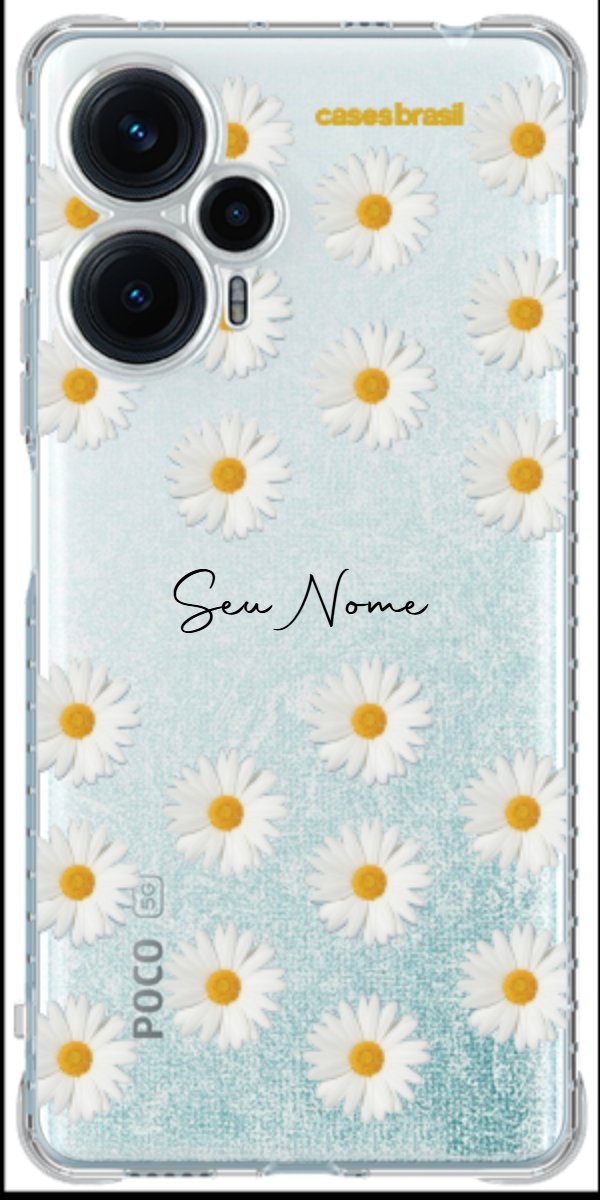 Capinha para Celular Margaridas
