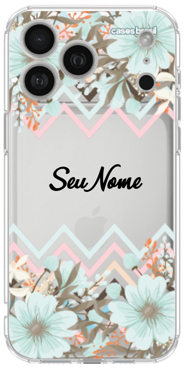 Capinha para Celular Flores de Verão