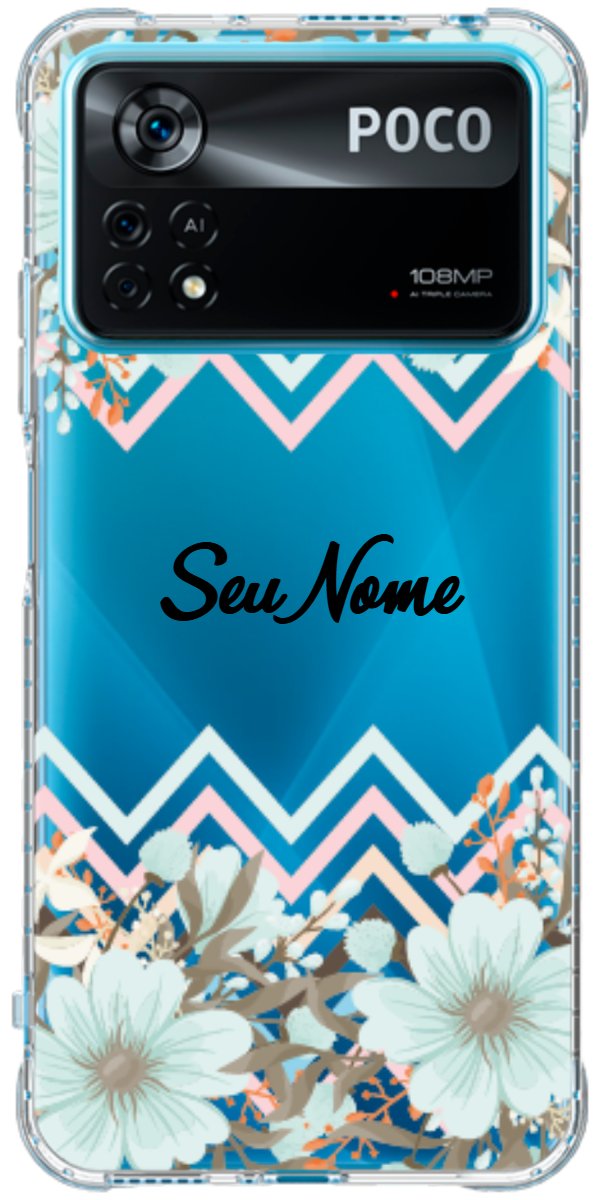 Capinha para Celular Flores de Verão