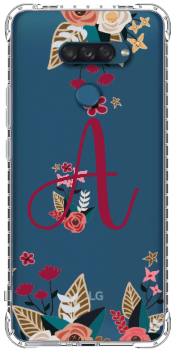 Capinha para Celular Flores com a Inicial