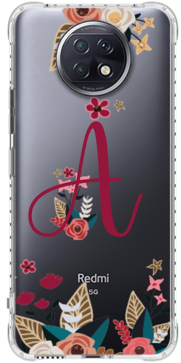 Capinha para Celular Flores com a Inicial