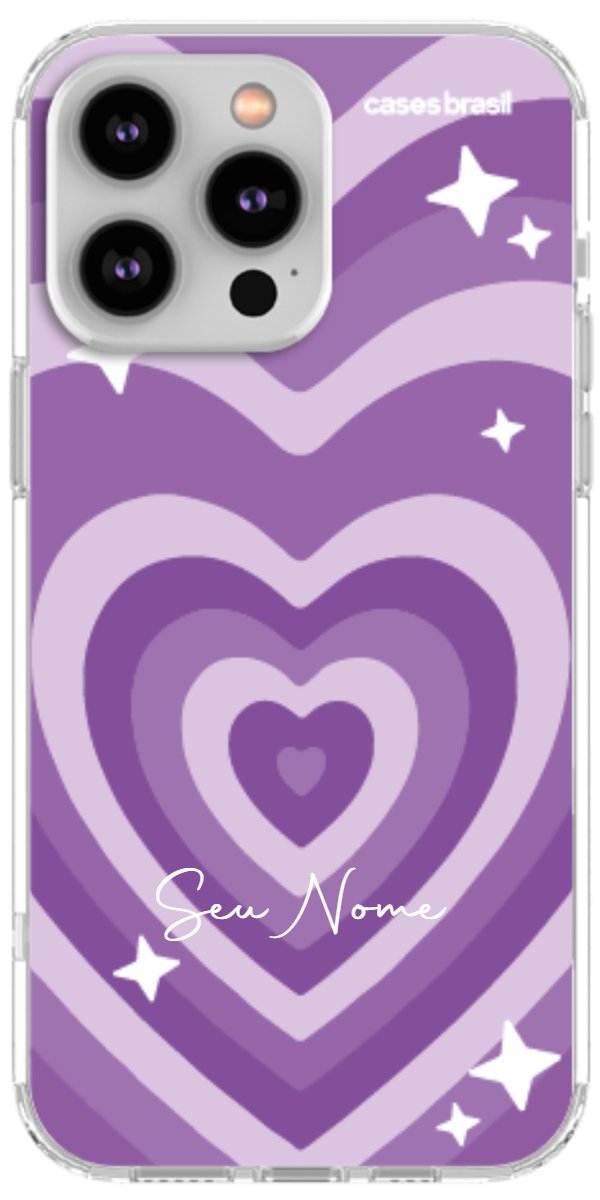 Capinha para Celular Amor Roxinho
