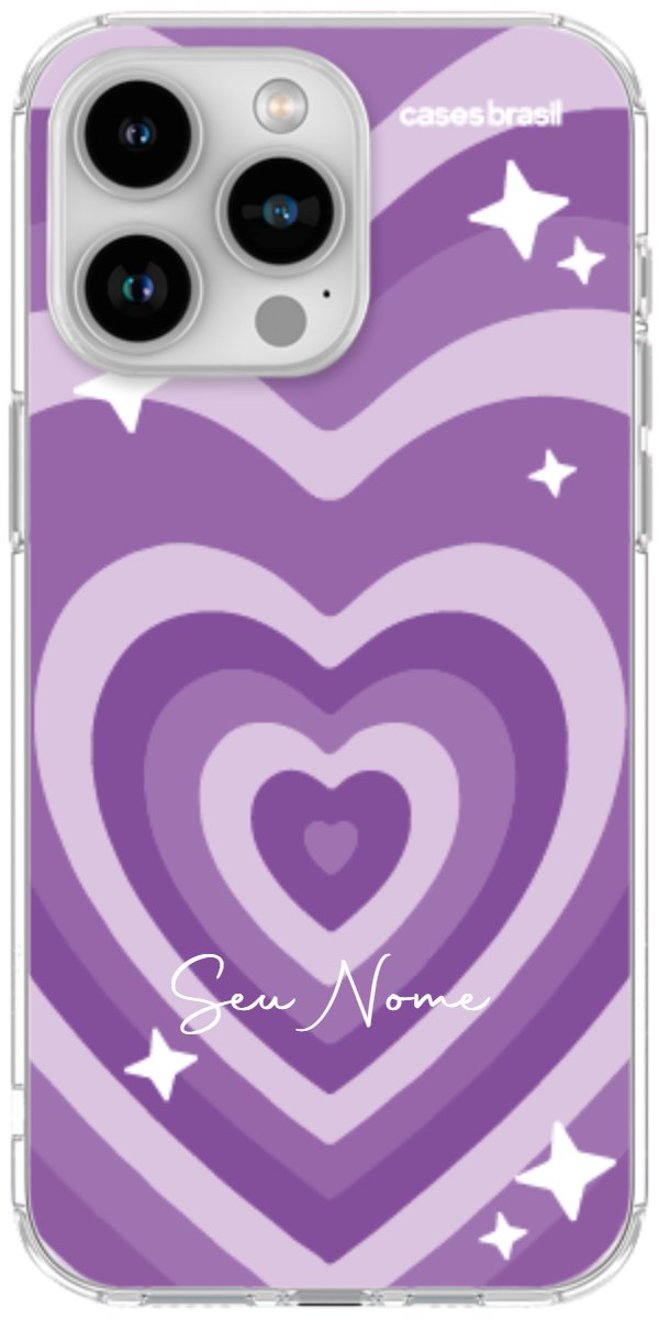 Capinha para Celular Amor Roxinho