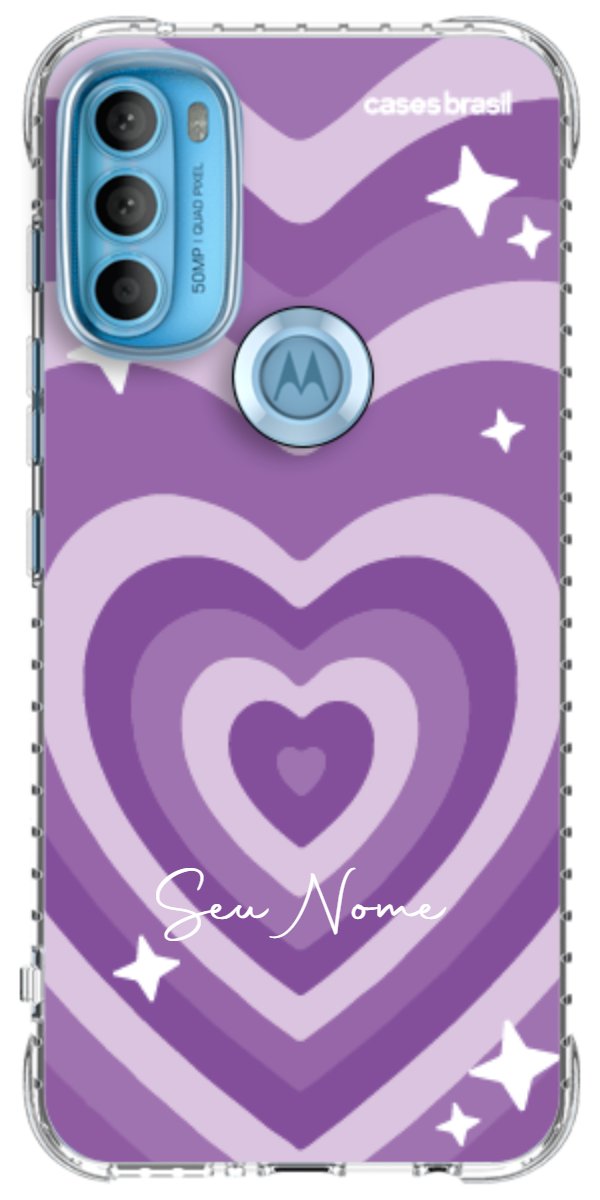 Capinha para Celular Amor Roxinho