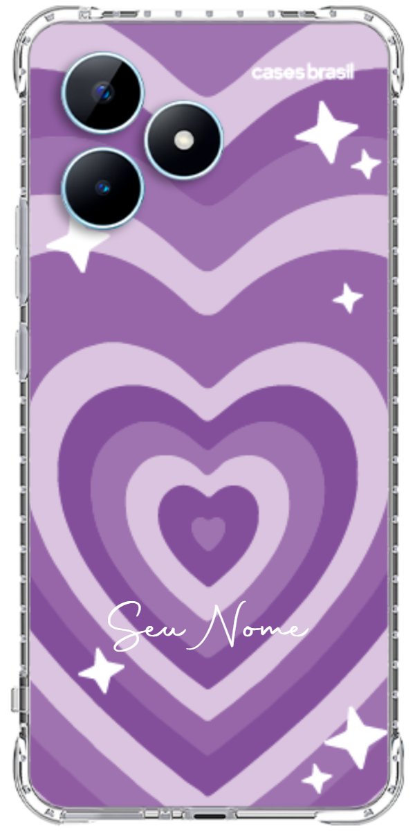 Capinha para Celular Amor Roxinho
