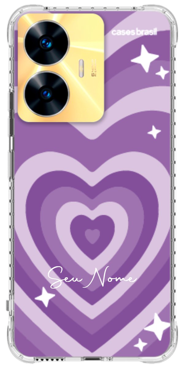 Capinha para Celular Amor Roxinho