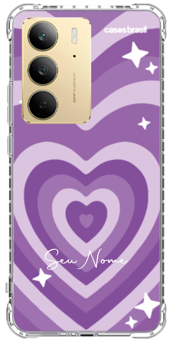 Capinha para Celular Amor Roxinho