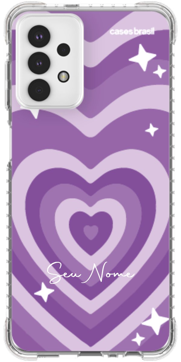 Capinha para Celular Amor Roxinho