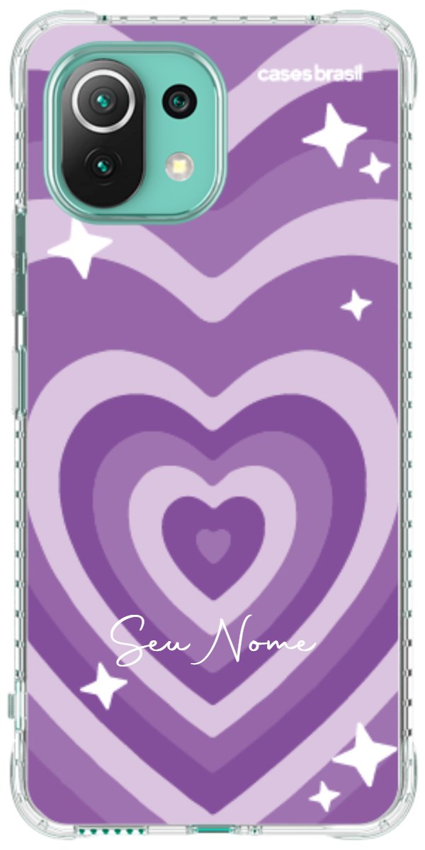 Capinha para Celular Amor Roxinho