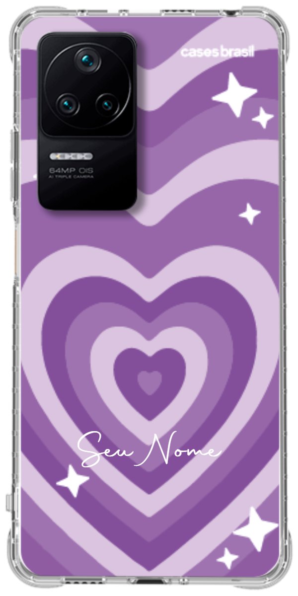 Capinha para Celular Amor Roxinho