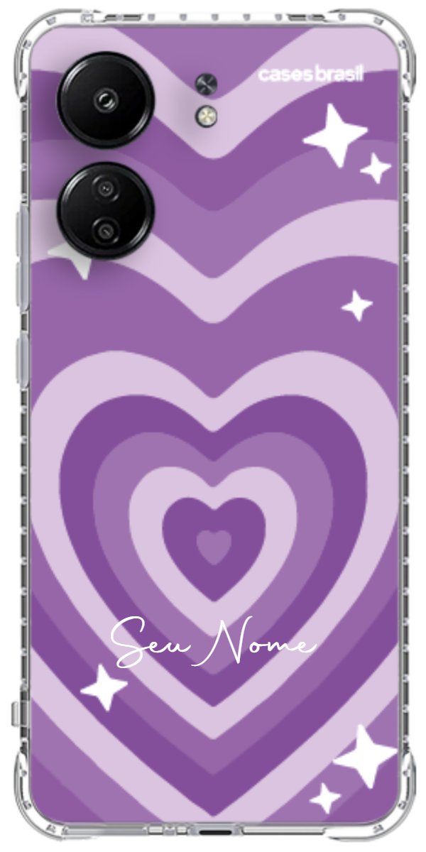 Capinha para Celular Amor Roxinho