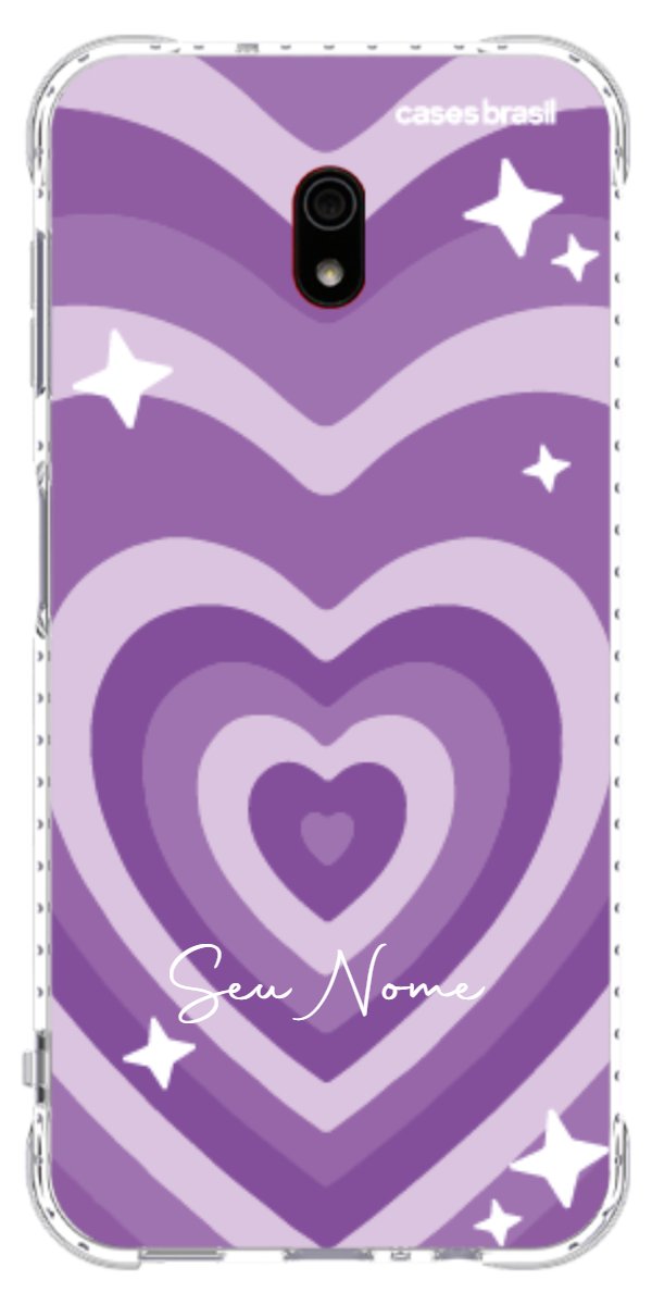 Capinha para Celular Amor Roxinho