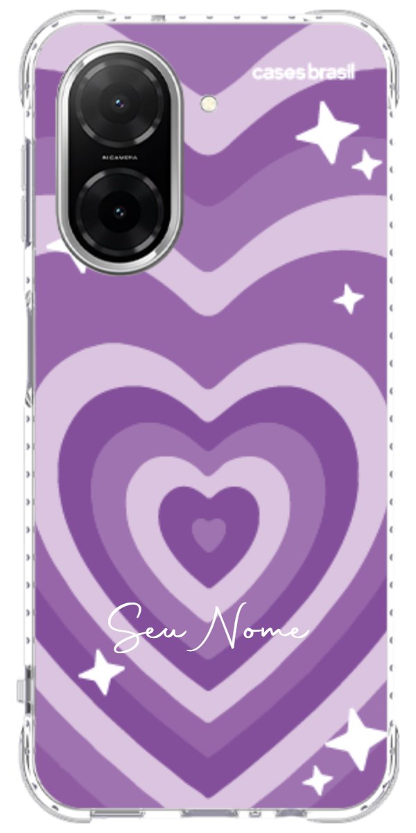 Capinha para Celular Amor Roxinho