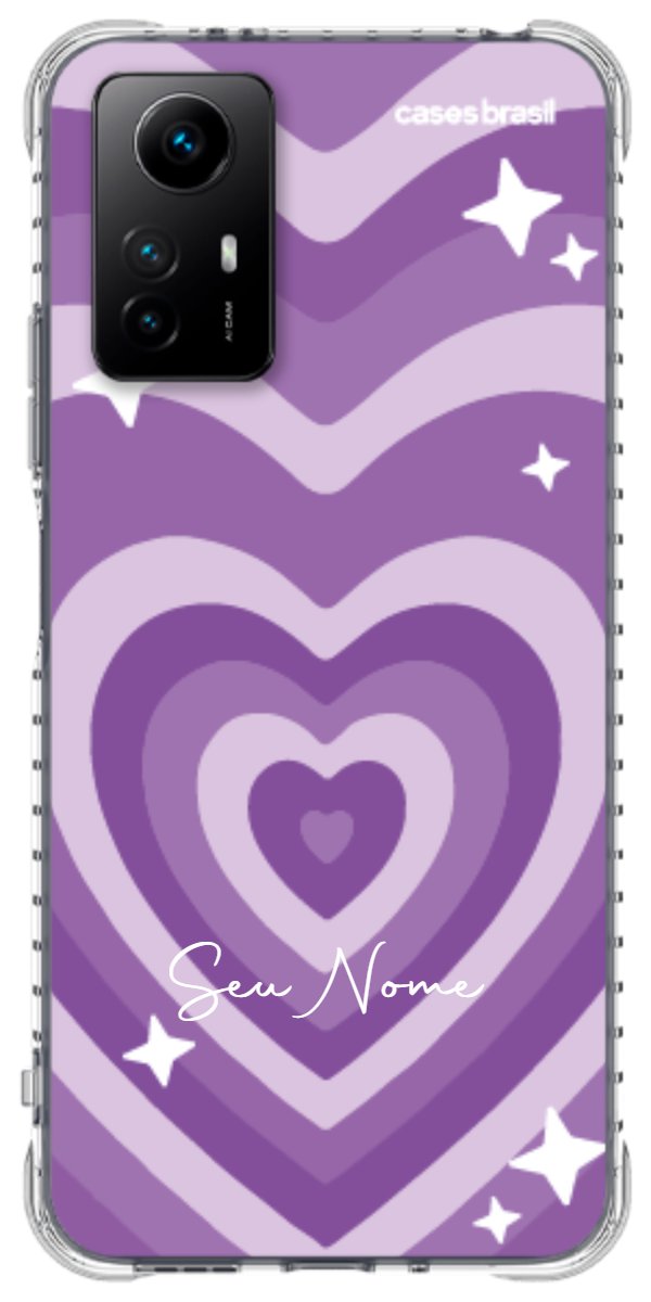 Capinha para Celular Amor Roxinho