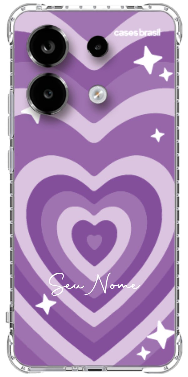 Capinha para Celular Amor Roxinho