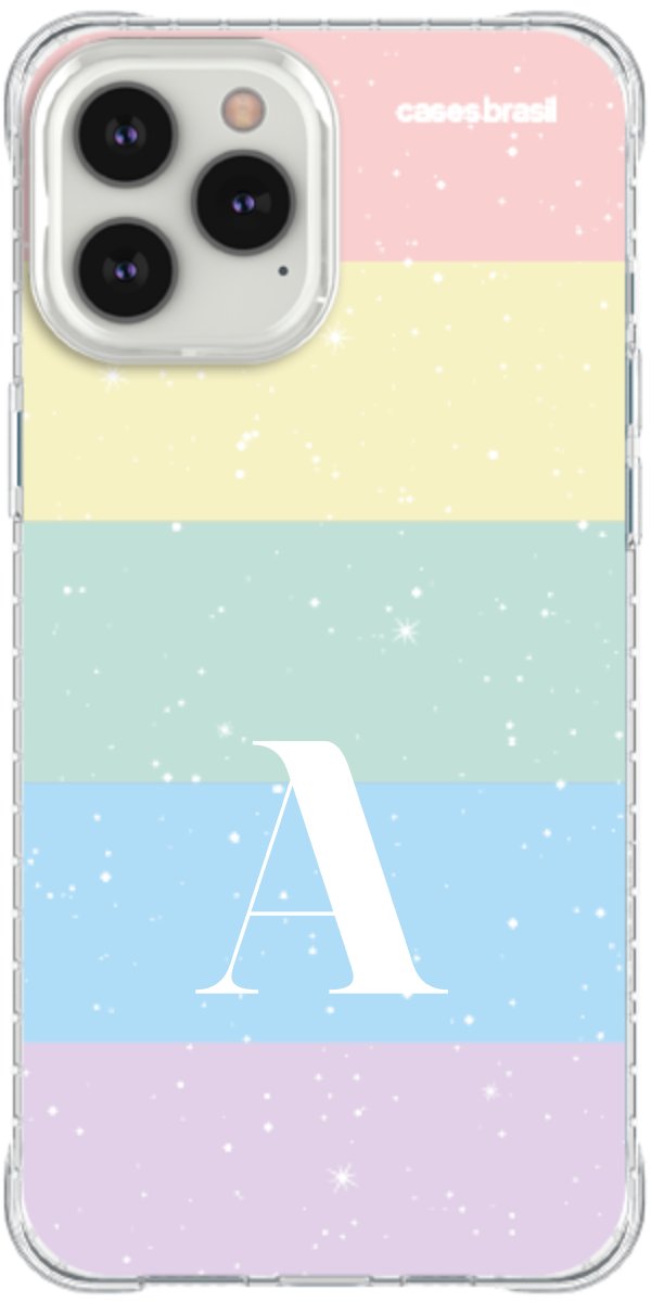 Capinha para Celular Arco-íris Estrelado