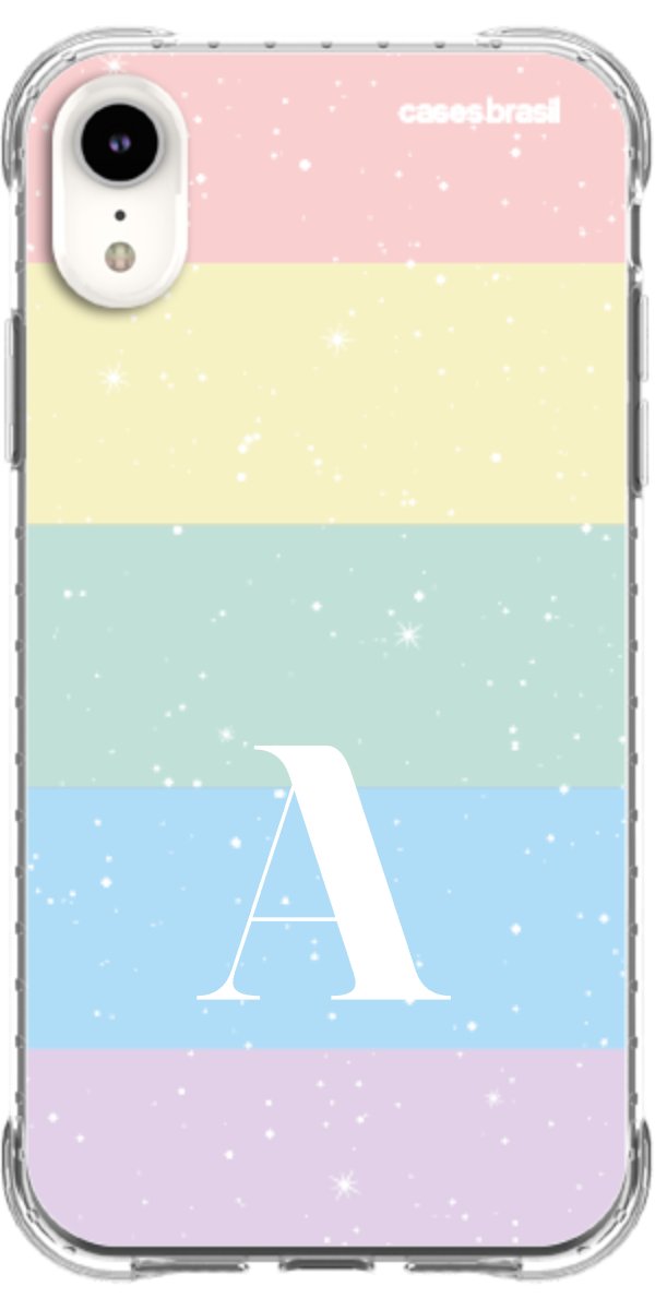 Capinha para Celular Arco-íris Estrelado