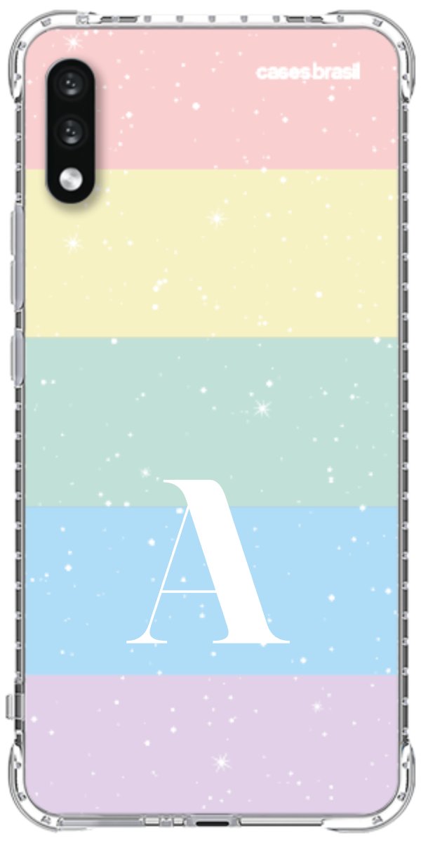 Capinha para Celular Arco-íris Estrelado