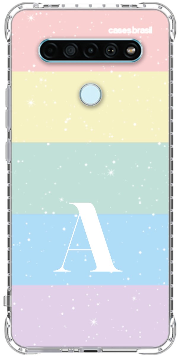 Capinha para Celular Arco-íris Estrelado
