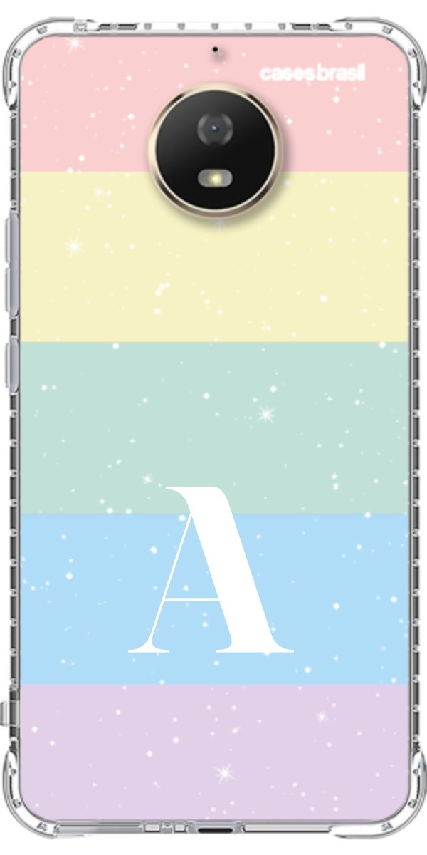 Capinha para Celular Arco-íris Estrelado