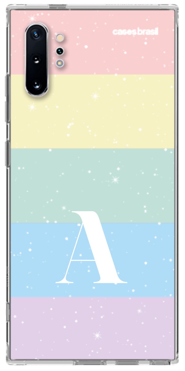 Capinha para Celular Arco-íris Estrelado